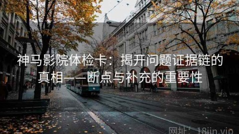 神马影院体检卡：揭开问题证据链的真相——断点与补充的重要性