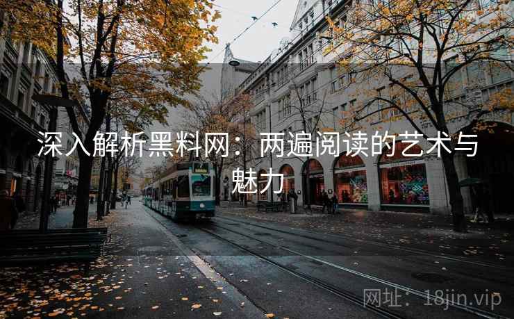 深入解析黑料网:两遍阅读的艺术与魅力 深入解析黑料网:两遍阅读的艺术与魅力