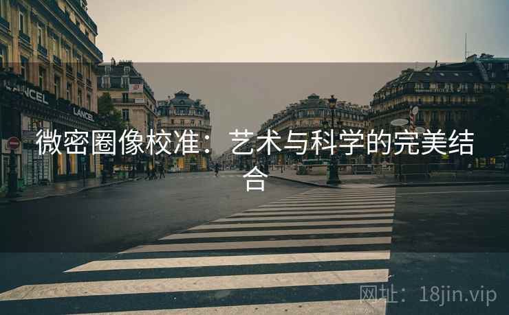 微密圈像校准:艺术与科学的完美结合 微密圈像校准:艺术与科学的完美结合