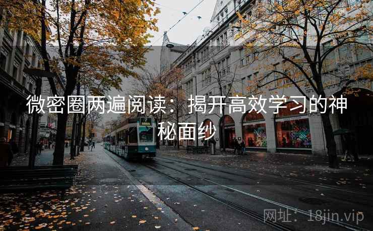 微密圈两遍阅读：揭开高效学习的神秘面纱